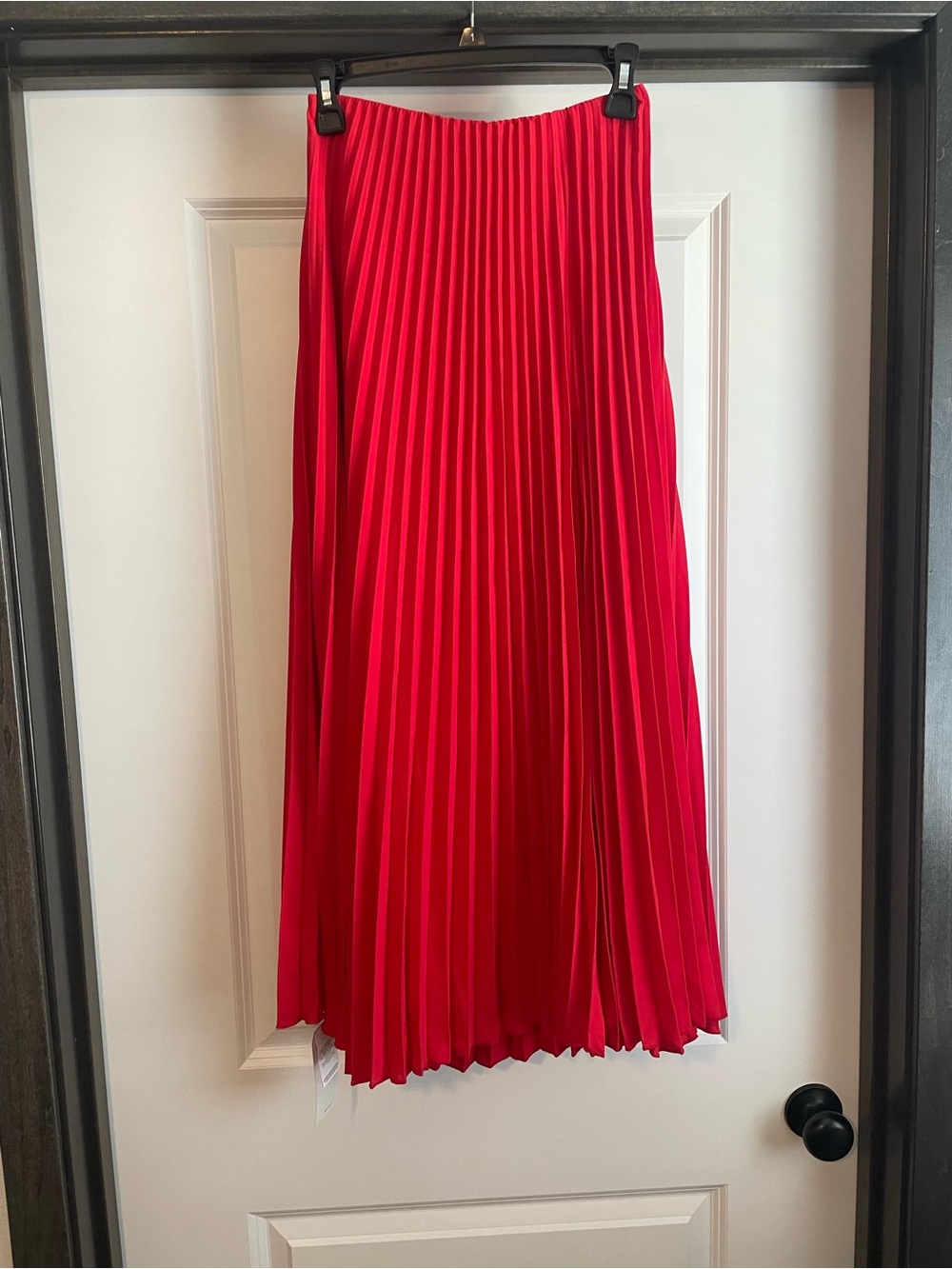 Abercrombie & Fitch High Rise Pleated Maxi Set Skirt